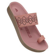 stylish slippers for women peach cut out design Winheels
