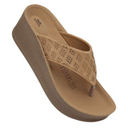 lightweight slippers for women beige wedge Winheels